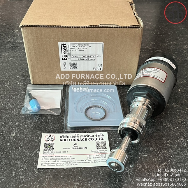 Burkert 2100 A 20,0 PTFE VA (1)